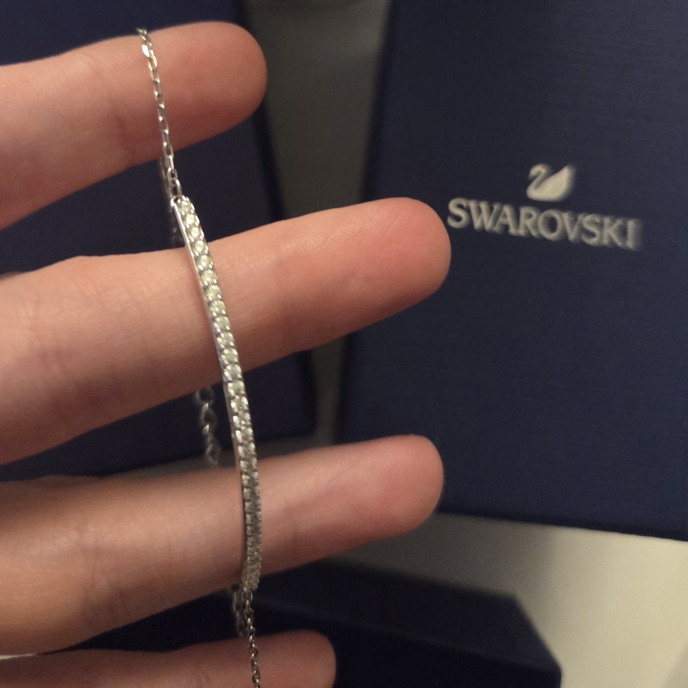 Swarovski Only bracelet White, Rhodium plated - Picture 6 of 10